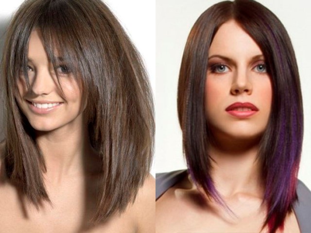 Cắt tóc nữ cho tóc trung bình 2020. Ảnh, chế độ xem trước và sau, kiểu tóc có và không có tóc mái, cho khuôn mặt hình bầu dục, tròn, vuông