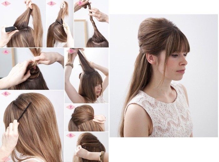Những kiểu tóc thời trang và đẹp nhất dành cho tóc dài. Hướng dẫn cách làm tóc dạ hội đơn giản dễ làm. Một bức ảnh