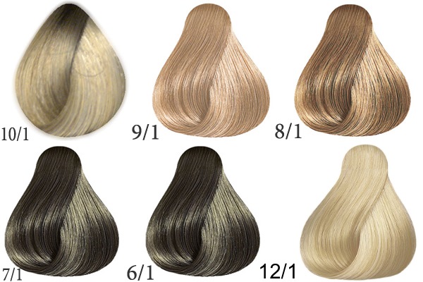 Màu tóc vàng tro: sơn Estelle, Garnier, Loreal, Igor, không amoniac, bảng màu. Làm thế nào để đạt được mà không có tóc đỏ. Một bức ảnh