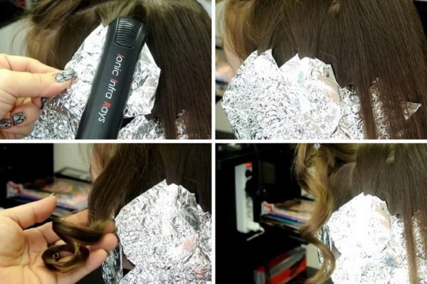 Cách làm xoăn bằng máy duỗi tóc. Hướng dẫn từng bước